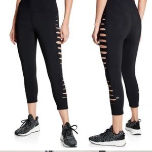 Alo ripped crop warrior leggings